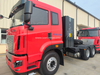X7E Red Flat-Roof 6x4 Left-Hand Drive Electric Tractor Unit