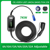 AC 7kw Single Charging Connector Portable Electric Vehicle Charger