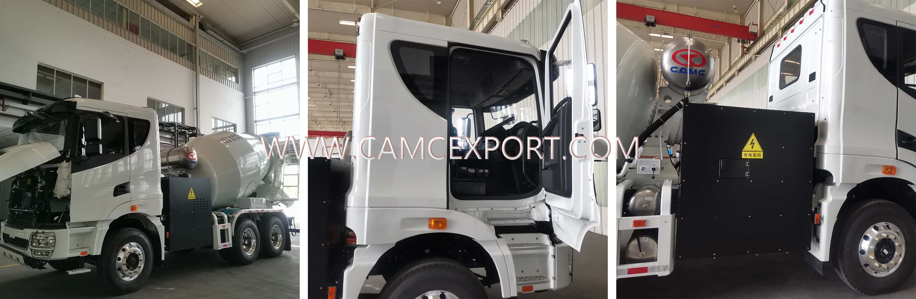 CAMC 6 X 4 electric mixer truck details