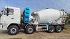 CNG 10 Cubic Meters Concrete Mixer Truck For Country Roads