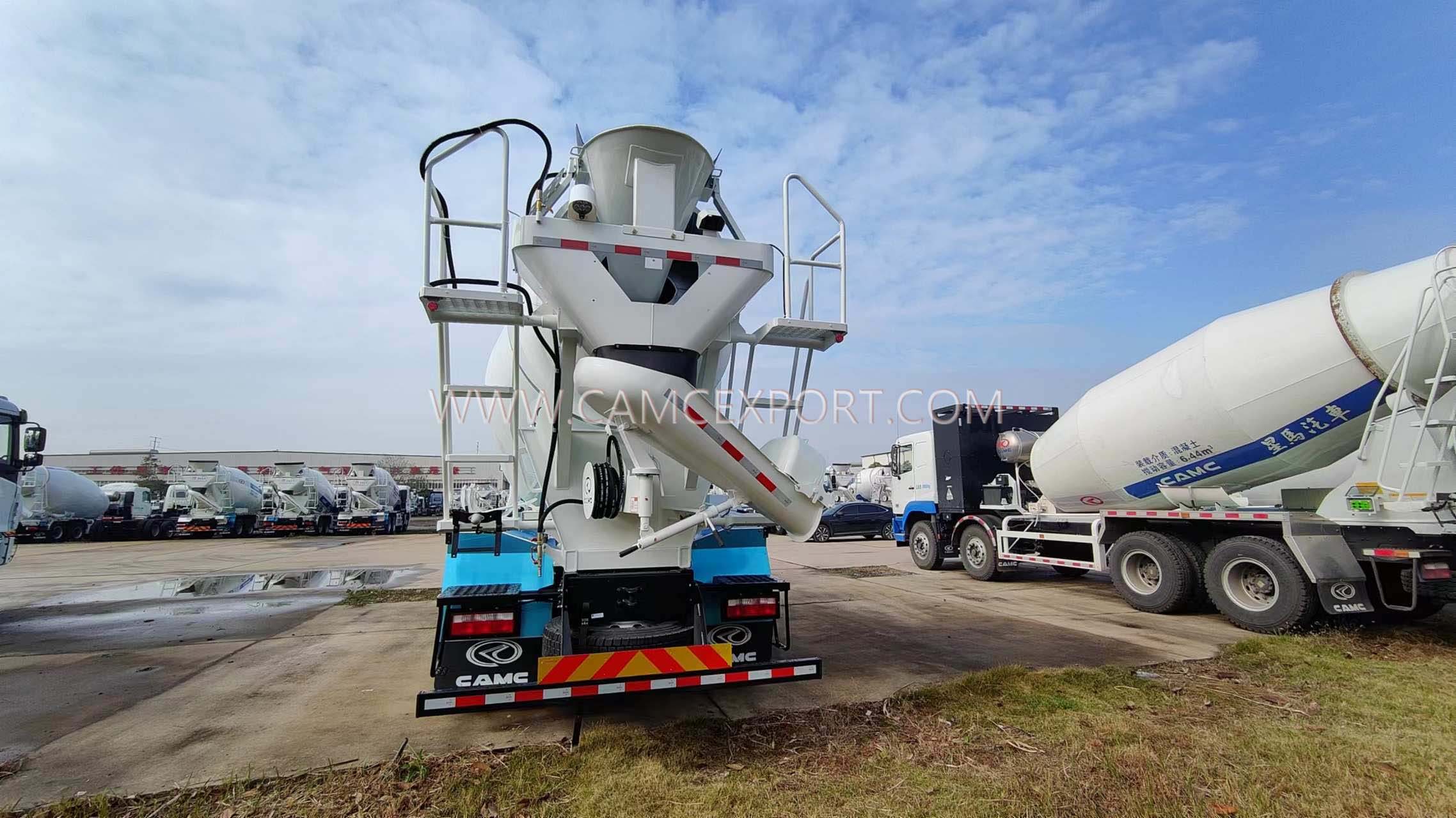 CAMC CNG 10 cubic meter concrete mixer truck