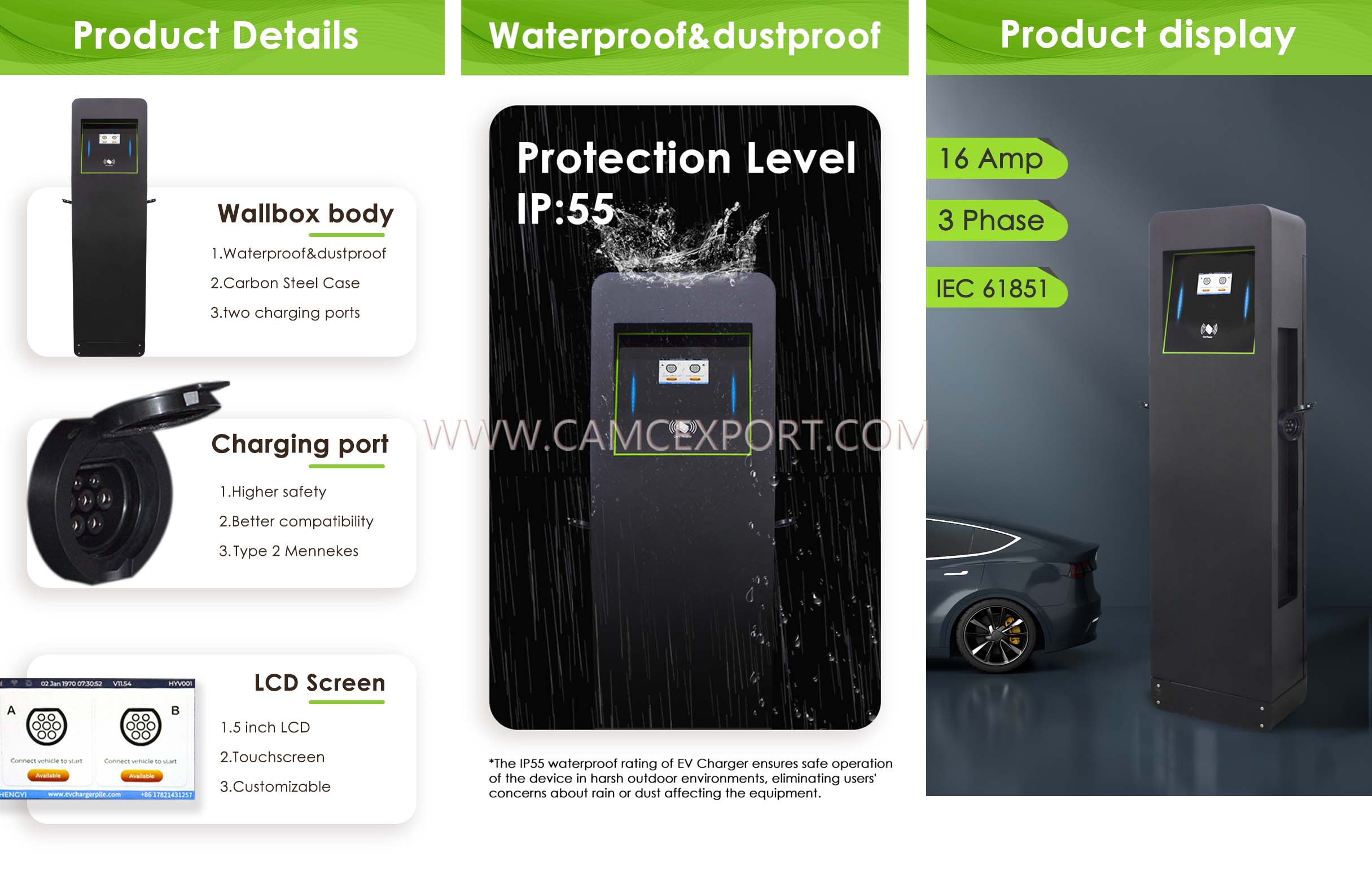 AC Socket Type Electric Vehicle Charger