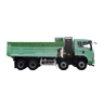 CAMC Apple Green X7E 8 × 4 Electric Dump Truck