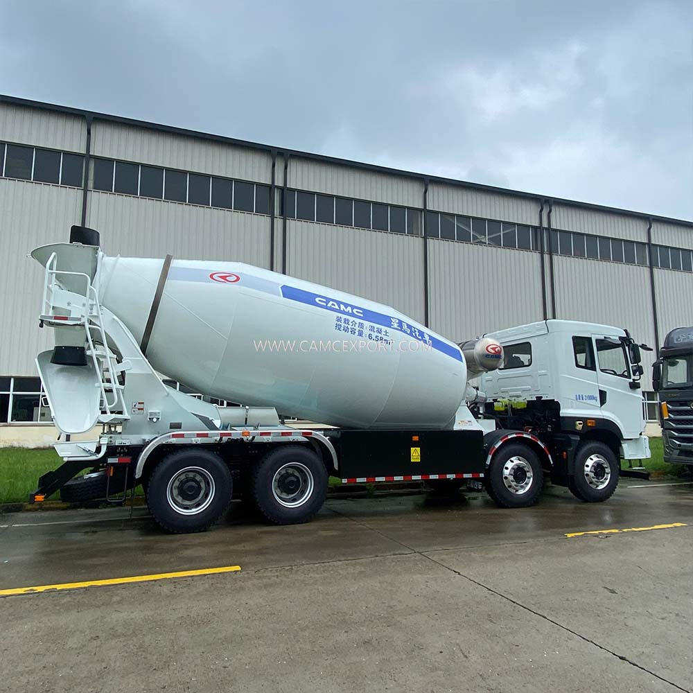 CAMC X7E 8 &times; 4 Left-hand Drive Electric Concrete Mixer TruckCAMC X7E 8 &times; 4 Left-hand Drive Electric Concrete Mixer Truck