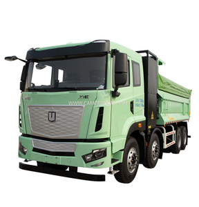 CAMC Apple Green X7E 8 × 4 Electric Dump Truck