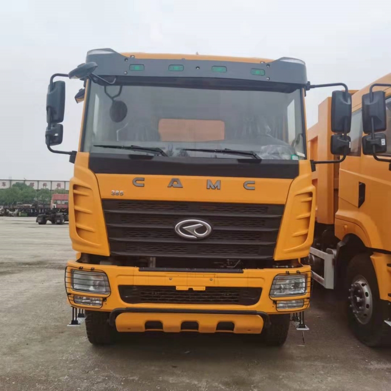 Dump truck operating on rough site terrain