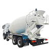 G2 White 8 × 4 Diesel Mixer Truck