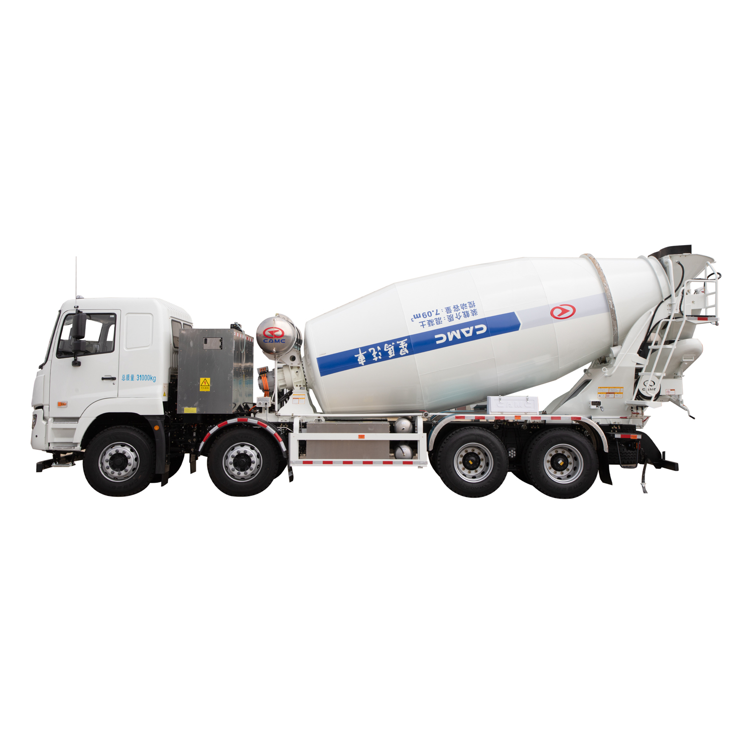 Electric Concrete Mixer Truck Operation